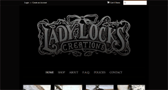 Desktop Screenshot of ladylockscreations.com