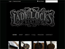 Tablet Screenshot of ladylockscreations.com